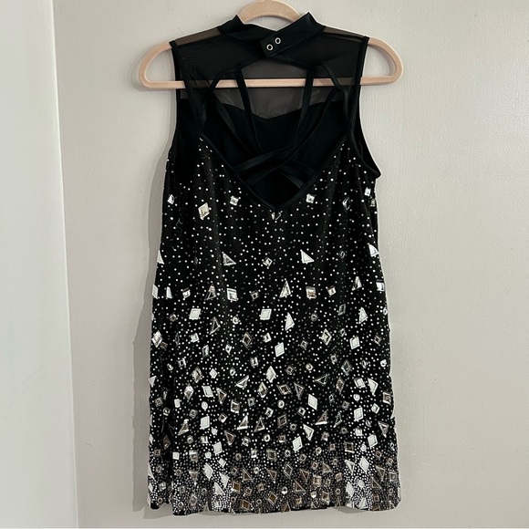 Weissman XLA Dance Costume Black Silver - Picture 5 of 8